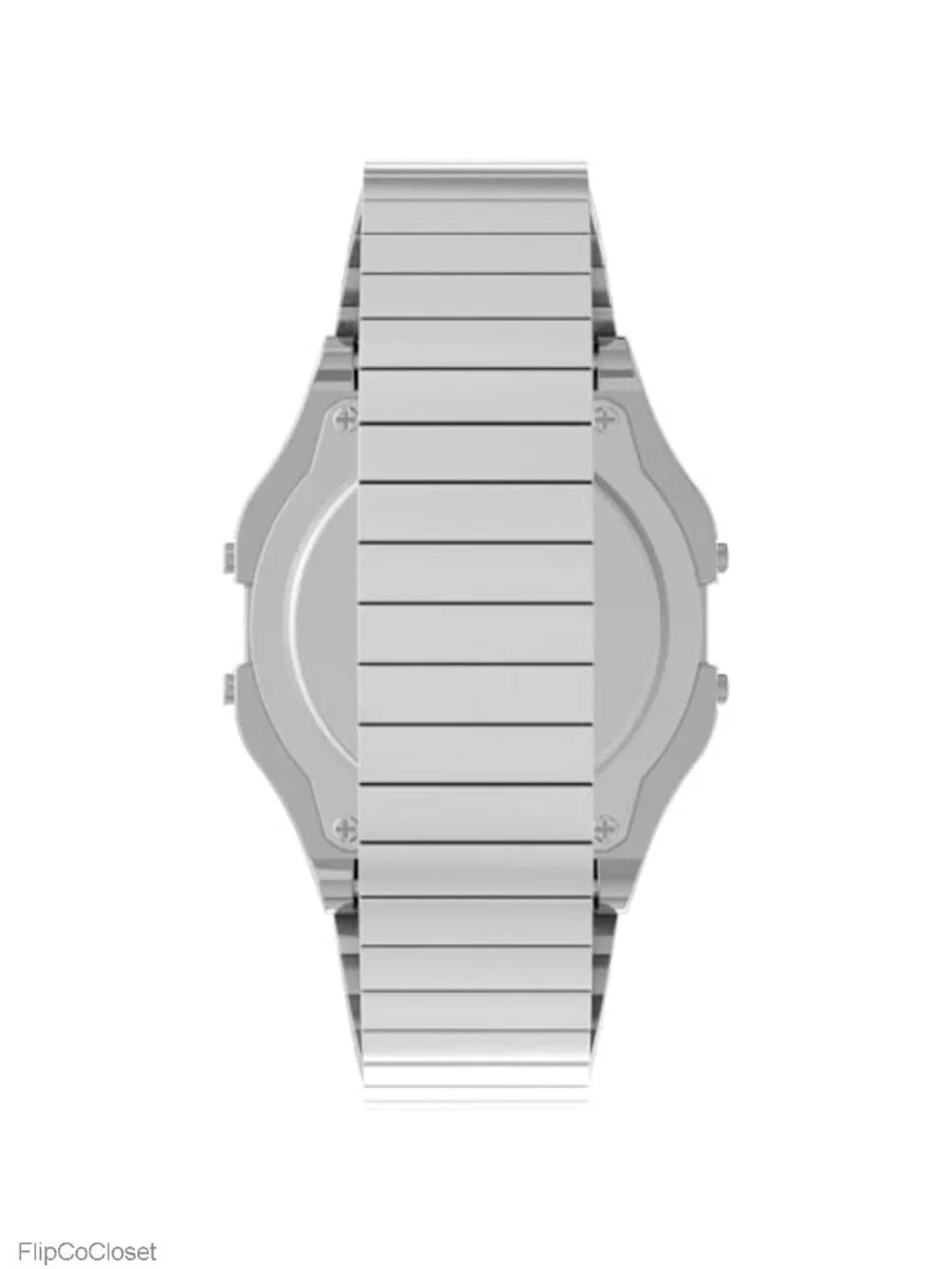 Men's Timex Classic Digital 34mm Watch Stainless Steel Expansion Band